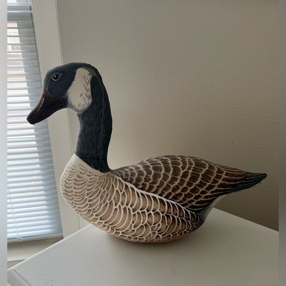 Vintage Canada Goose Plush Stuffed Animal Pillow | Folk Art | Door Stop - Picture 2 of 8